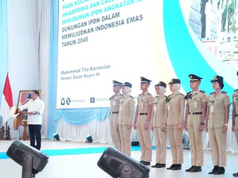 Lengkap: Mendagri Tito Minta IPDN Pertahankan Sistem Rekrutmen yang Bersih dan Transparan