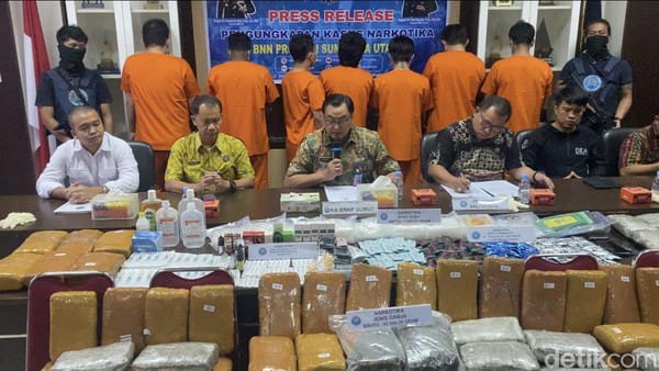 Lengkap: BNN Sumut Gagalkan Peredaran 92 Kg Ganja Jaringan Aceh-Medan, 2 Orang Ditangkap