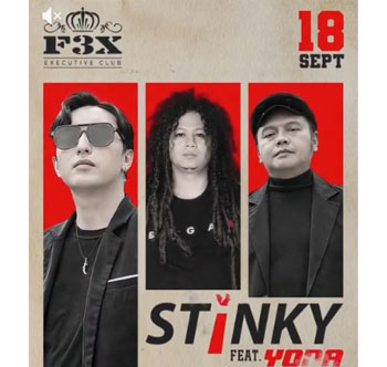 Lengkap: 18 September 2026 Band Stinky Siap Guncang Panggung F3X Club Bandung